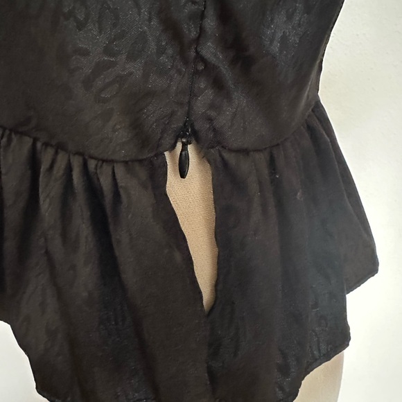 The Impeccable Pig Anthropologie Long Sleeve Black Blouse. Size Medium - Picture 5 of 9